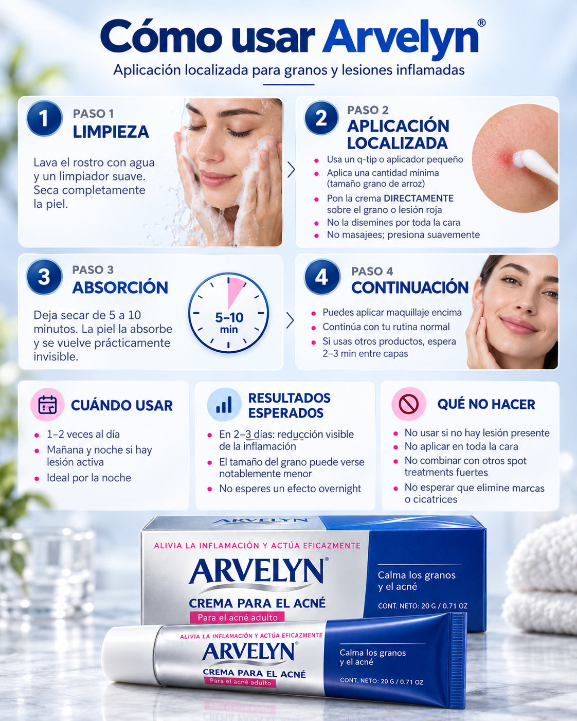 Arvelyn Crema Anti Acné